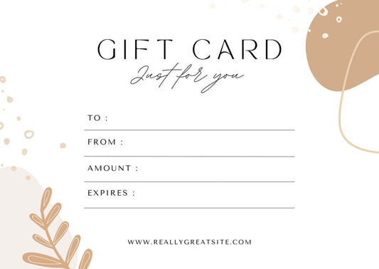 SANNY GIFT CARD